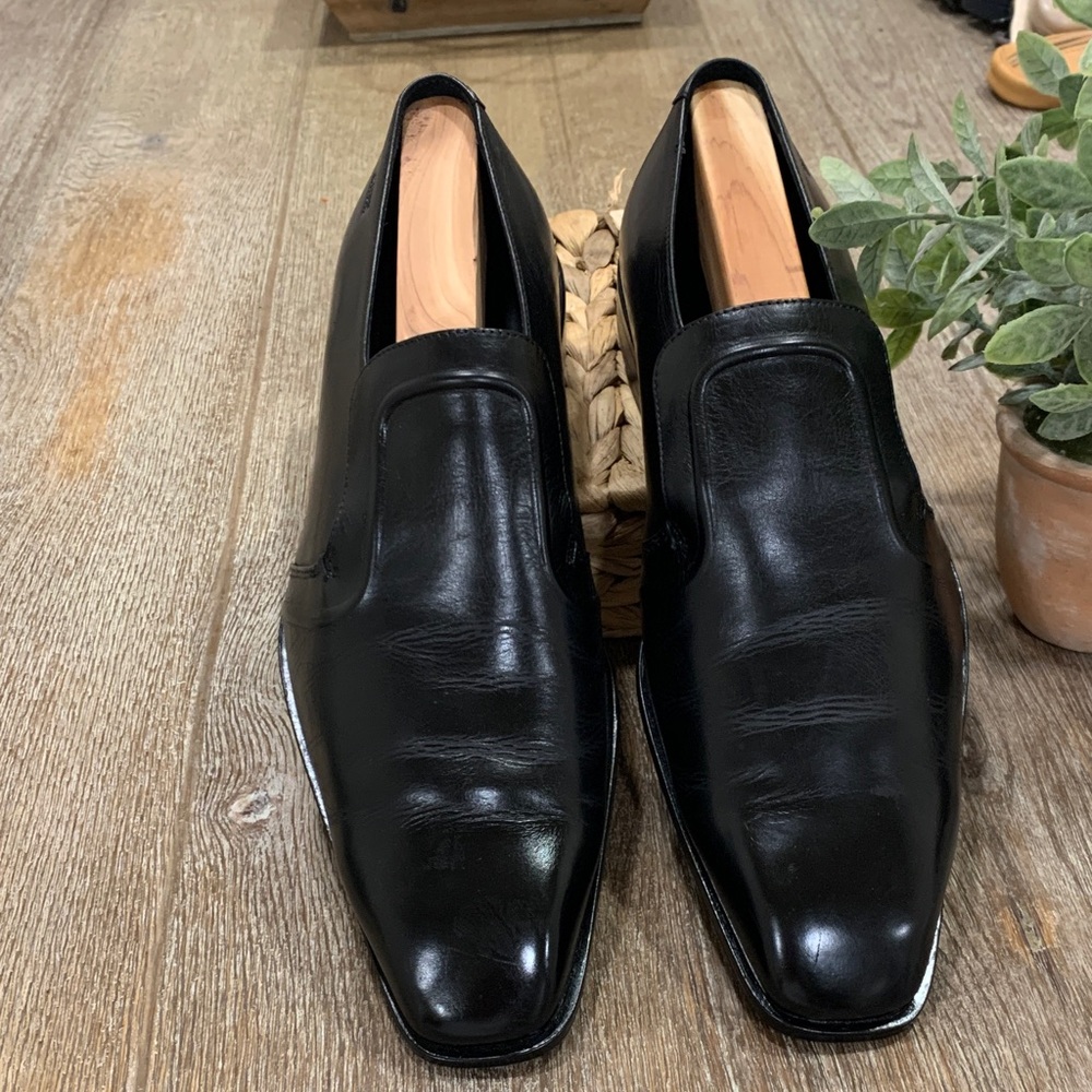 Hugo Boss Black Leather Loafers